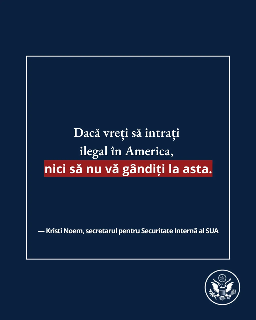 Посольство США - молдаванам: Даже не думайте незаконно въезжать в Америку