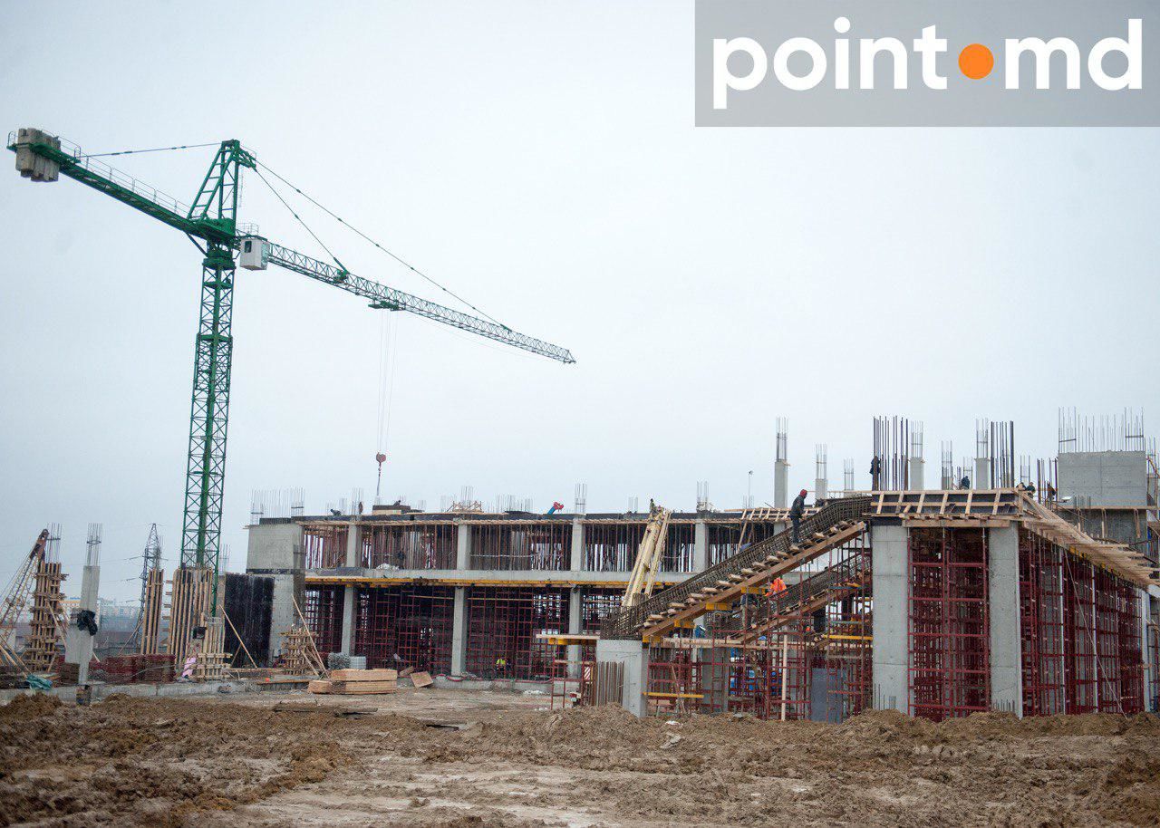 Работы по строительству "Arenа Chișinău" выполнены на 20%