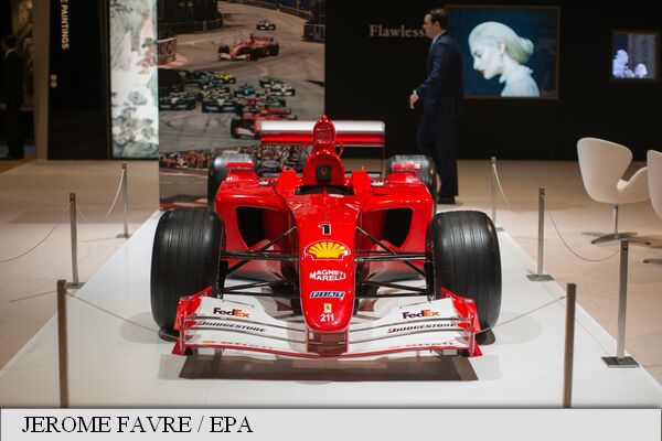 O mașină de Formula 1 condusă de Michael Schumacher, vândută la licitație cu 7,5 milioane de dolari