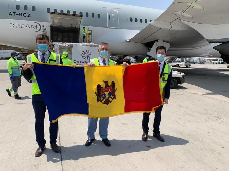 Катар предоставил Молдове гуманитарную помощь для борьбы с коронавирусом