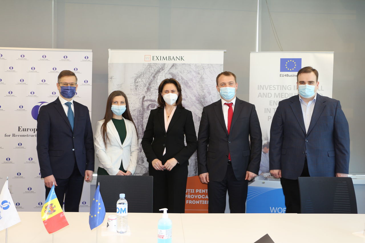 Eximbank и ЕБРР: кредитное соглашение на 5 млн евро для поддержки малого и среднего бизнеса Молдовы