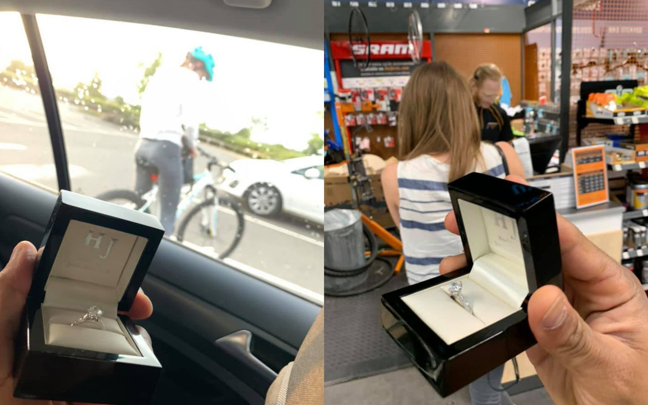 Парень в течение месяца троллил любимую, делая ей предложение, пока она не видит