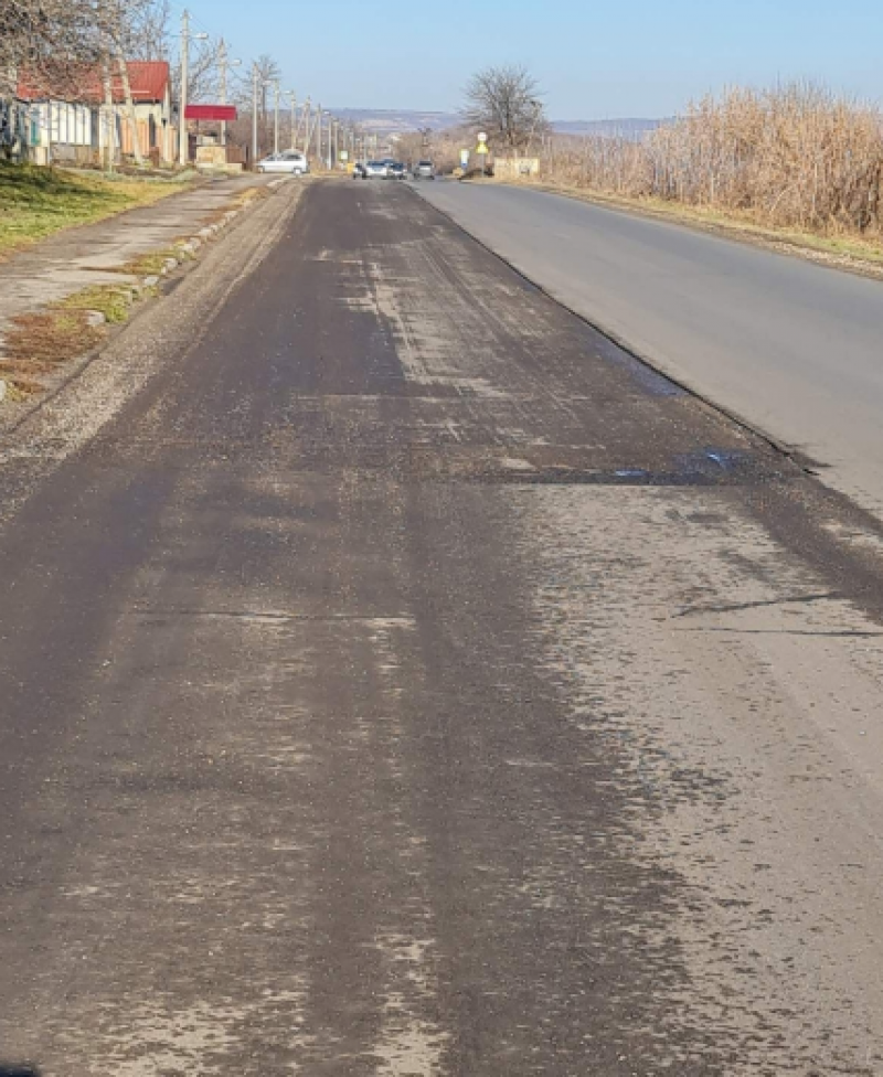 Дорога в Оргееве не была заасфальтирована до конца: подрядчику грозит штраф