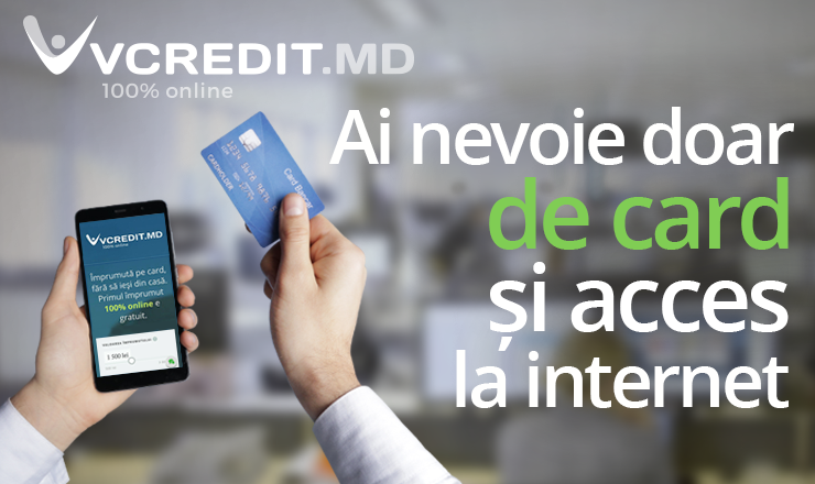 Obține un împrumut 100% online, direct pe card, fără hârtii ®