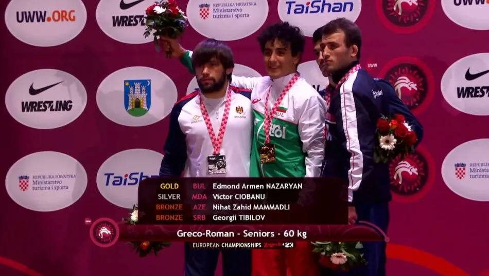 Виктор Чобану стал вице-чемпионом Европы по греко-римской борьбе