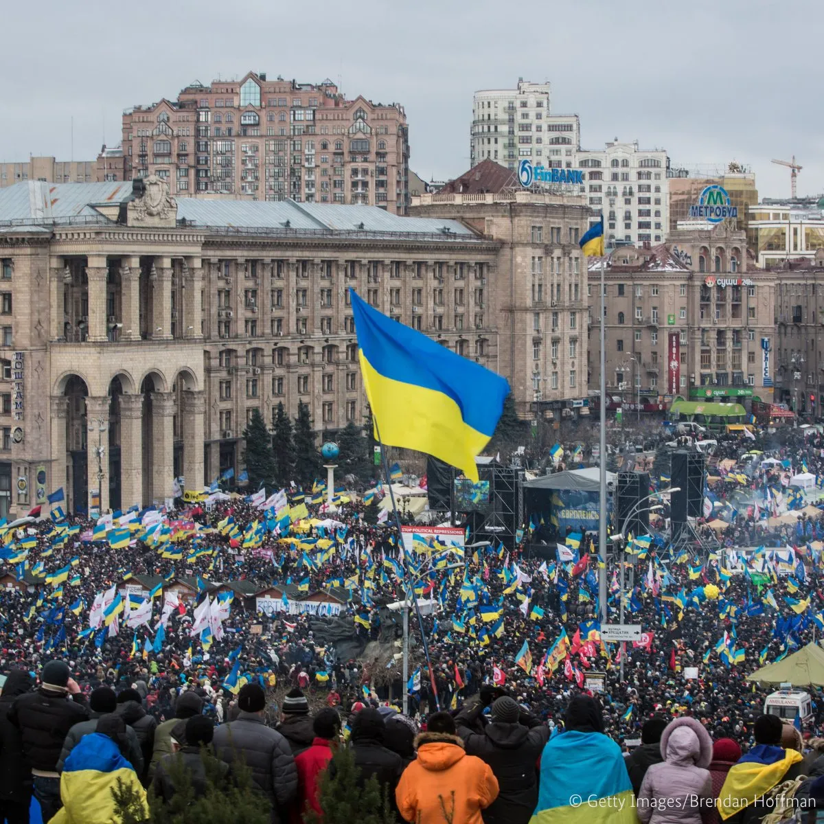 Шольц: Майдан стал символом демократии, Украина – часть Европы