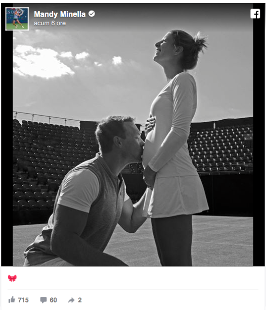 Sportiva care joacă însărcinată în 4 luni și jumătate la Wimbledon