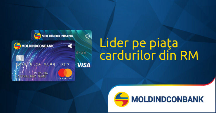 Каждый третий держатель карты в Молдове является клиентом Moldindconbank