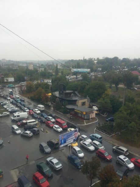 Кишинёв встал в пробках из-за ремонта дорог