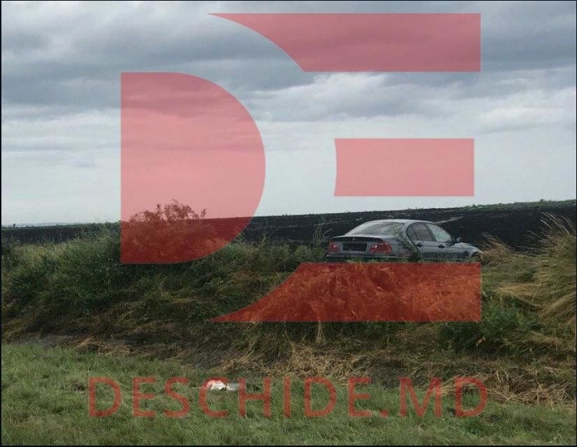 В Яловенском районе BMW вылетел с дороги в поле