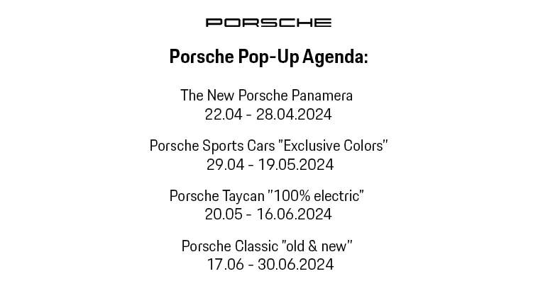 Porsche: Открылся новый Porsche Pop-Up Showroom