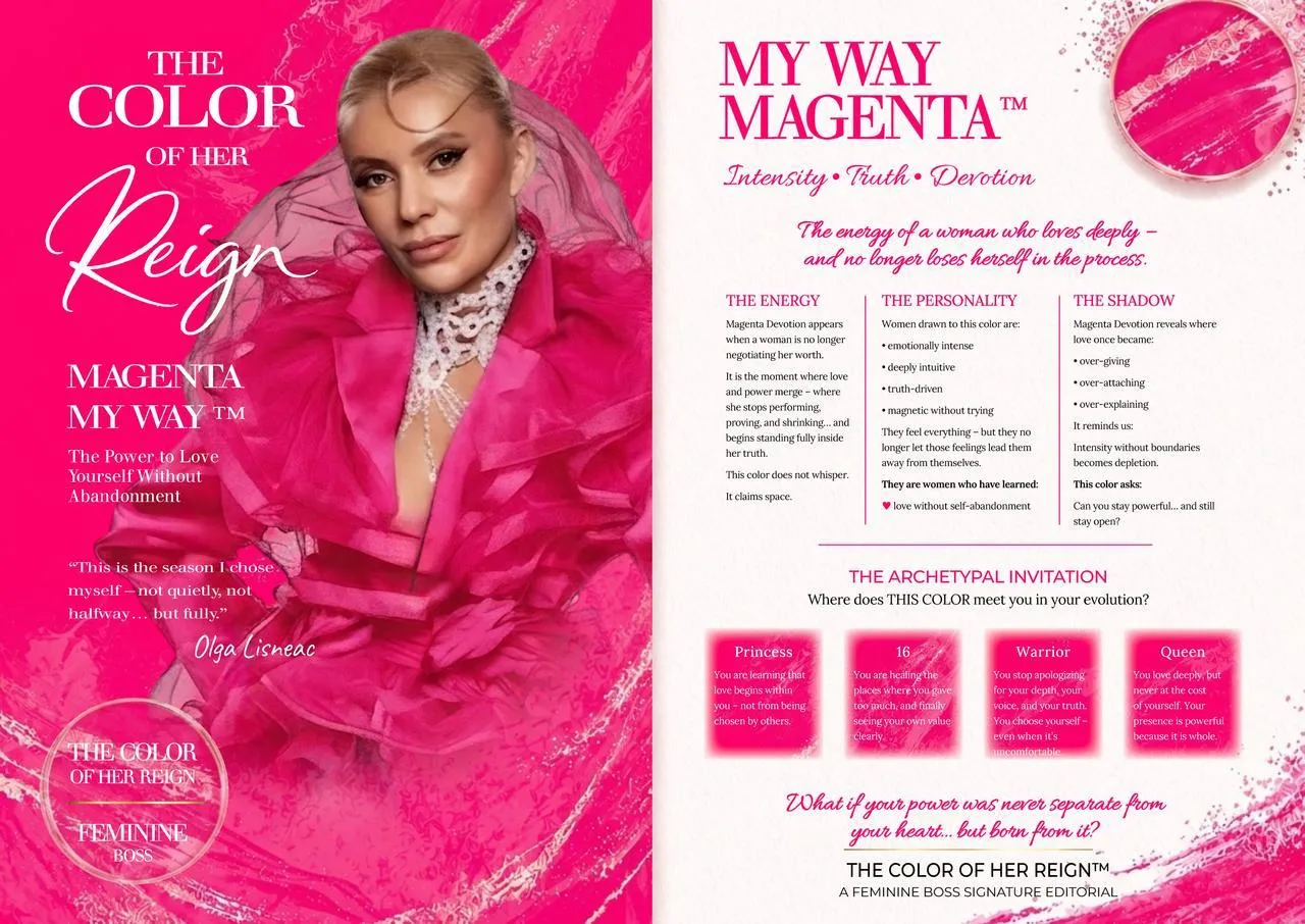 Молдаванка появилась на обложке международного издания Feminine Boss Magazine®