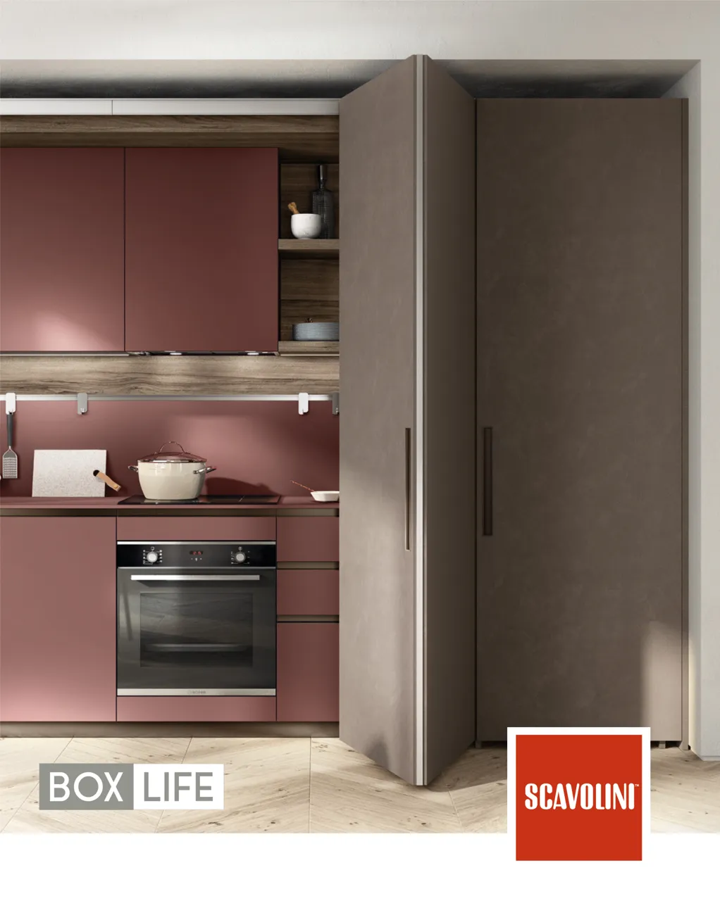 Scavolini: Итальянские изысканные кухни Favilla и Boxi