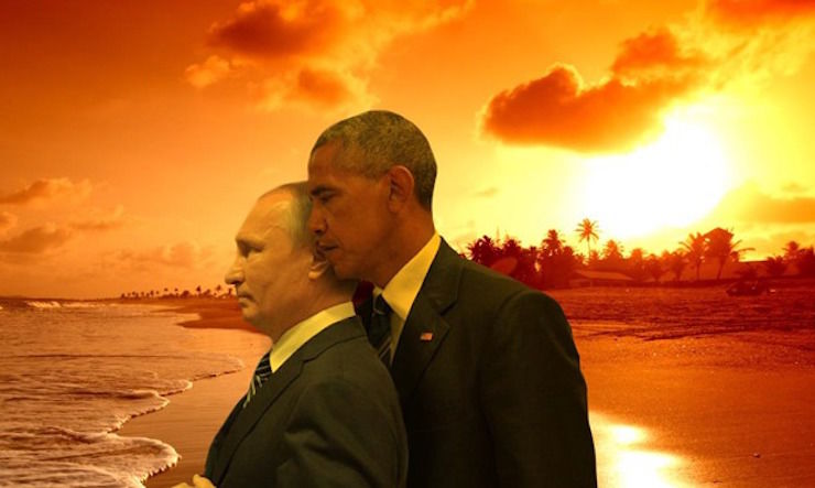 Холодный взгляд Путина и Обамы на G20 стал мемом
