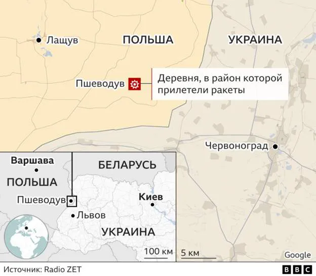 CNN: Самолет НАТО отследил ракету, попавшую на территорию Польши