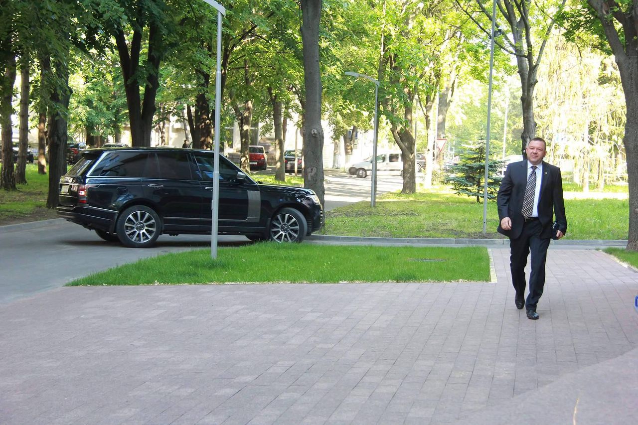 Mașina deputatului liberal Iurie Darda