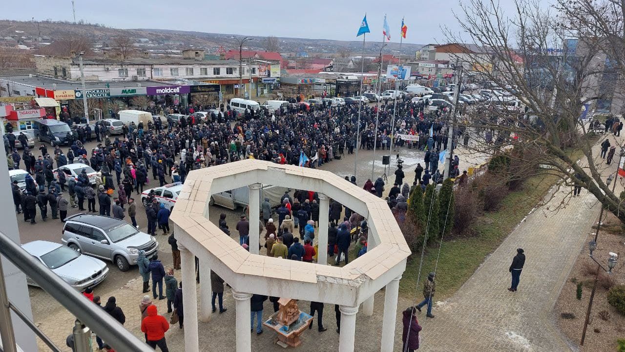 В Комрате прошел митинг против роста цен и тарифов на газ