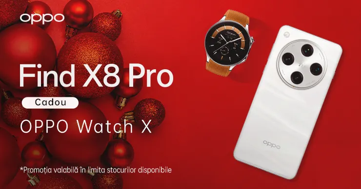 Получите Oppo Watch X в подарок при покупке Oppo Find X8 Pro