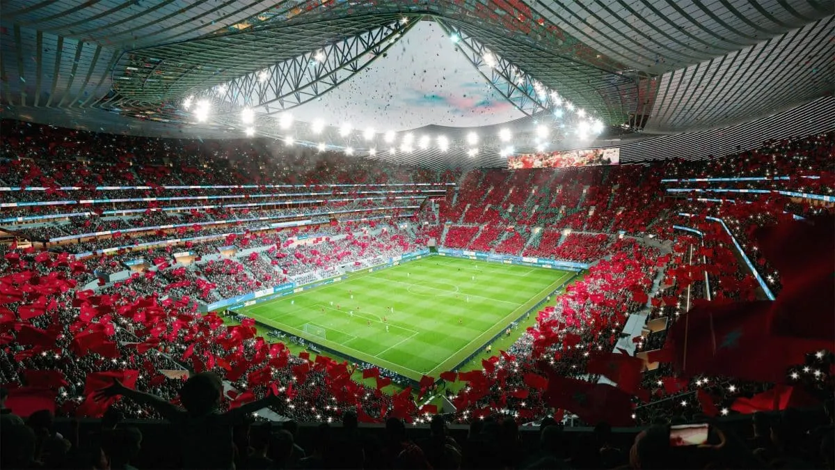 Primele imagini cu cel mai mare stadion de fotbal din lume, făcute publice