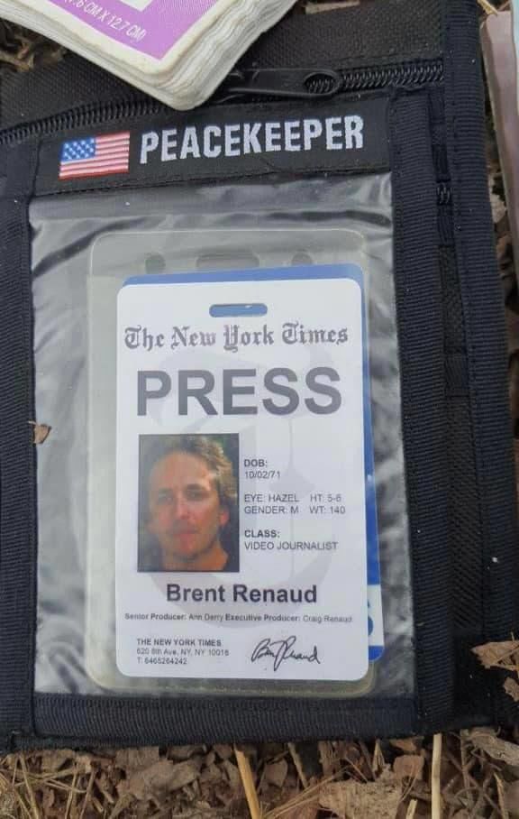 Под Киевом погиб корреспондент The New York Times Брент Рено