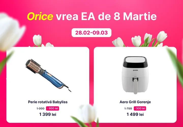 8 Martie vine la Enter cu reduceri de până la 50%