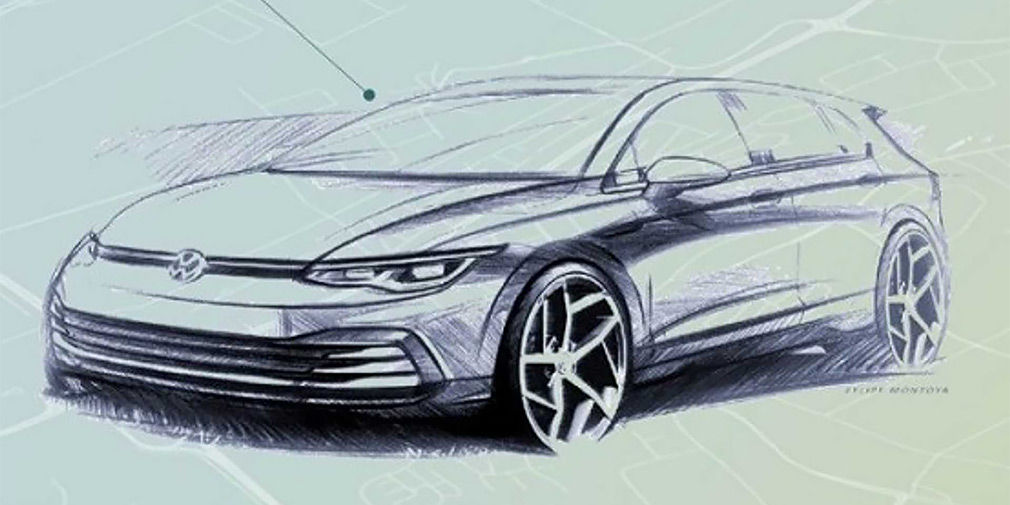 Volkswagen показал, как будет выглядеть новый Golf