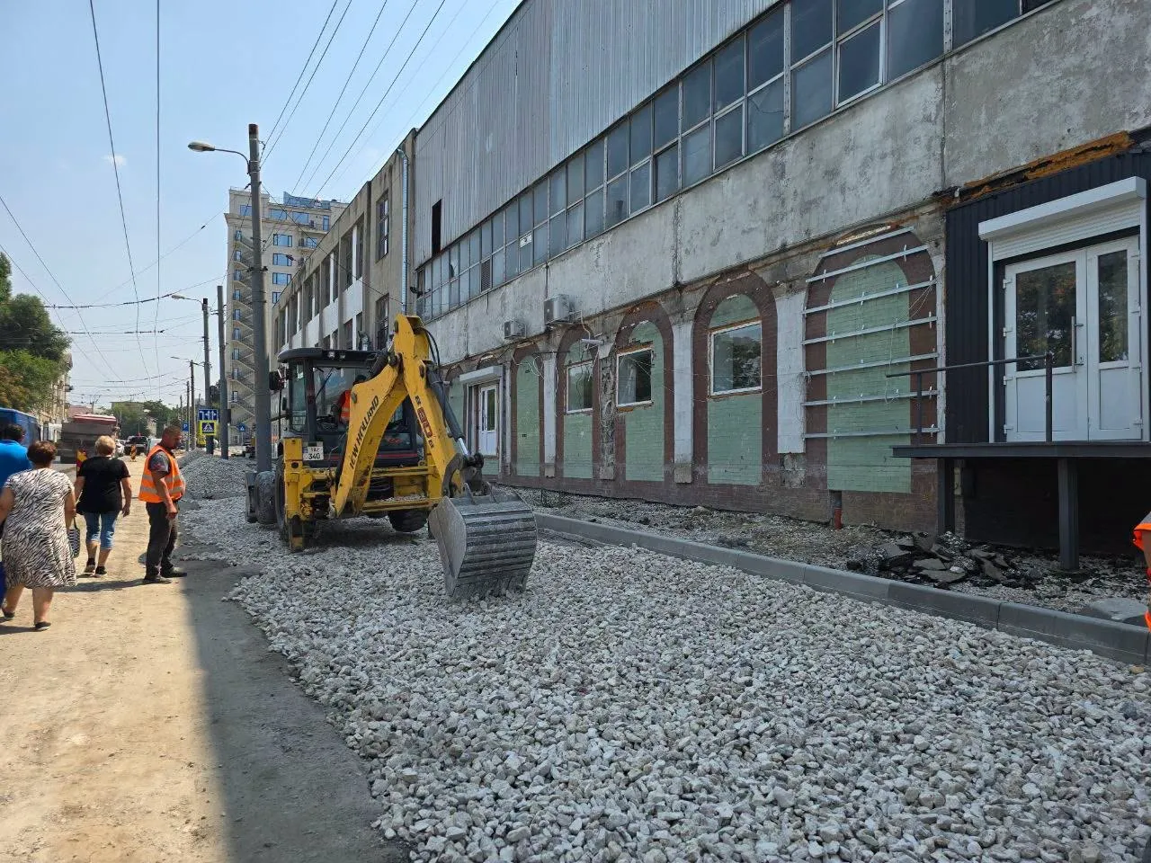 В столице продолжаются ремонтные работы на улице Митрополита Дософтея