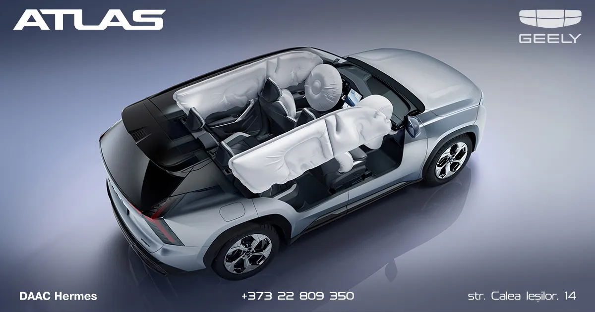 Geely Atlas a intrat în top 10 cele mai vândute automobile din China