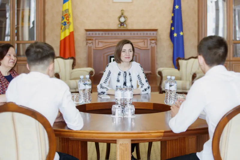 Майя Санду наградила победителей престижного международного конкурса