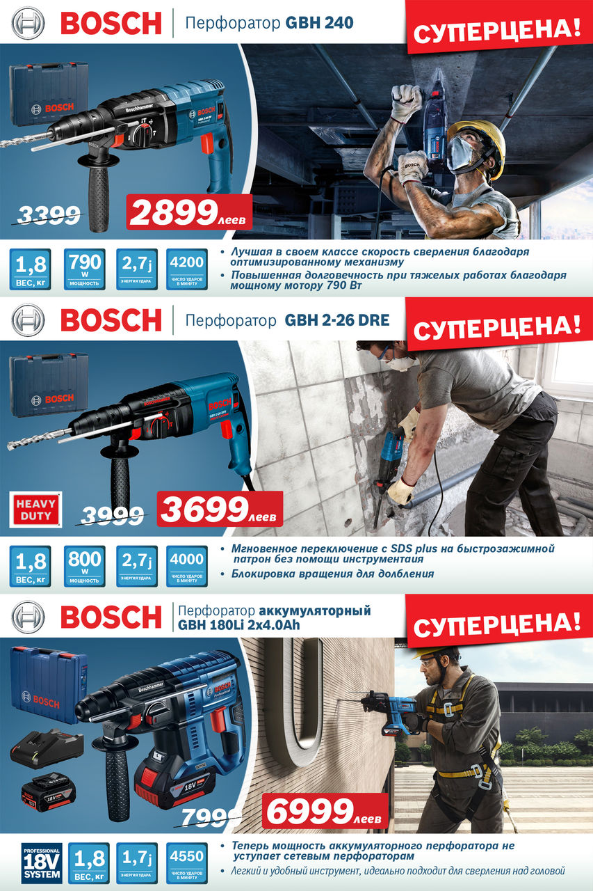 Bosch-Siemens: Cуперцены на садовую технику и электроинструменты