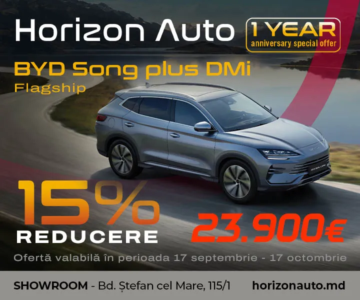 Horizon Auto marchează un an în Moldova cu oferte speciale la BYD