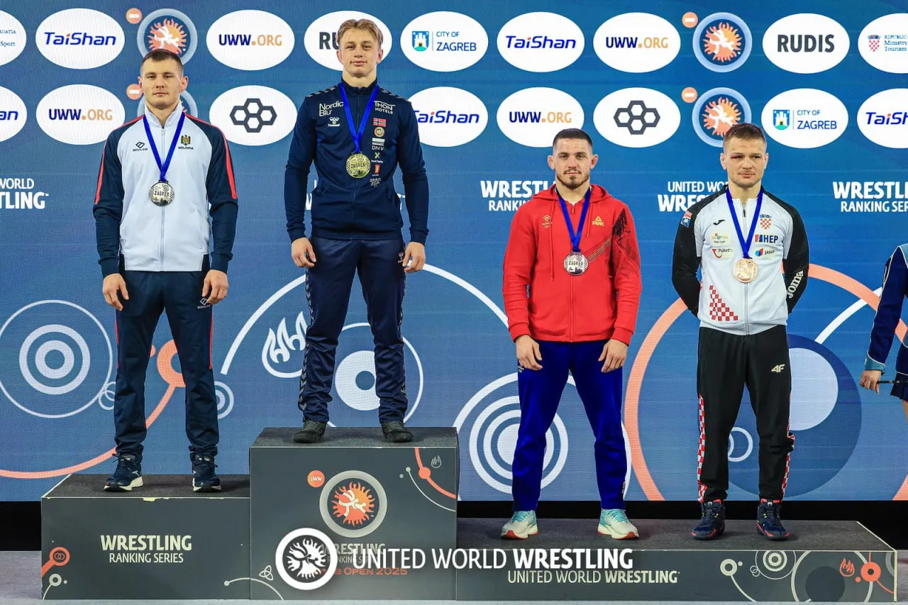 Luptătorul moldovean Valentin Petic a luat argintul la turneul Zagreb Open