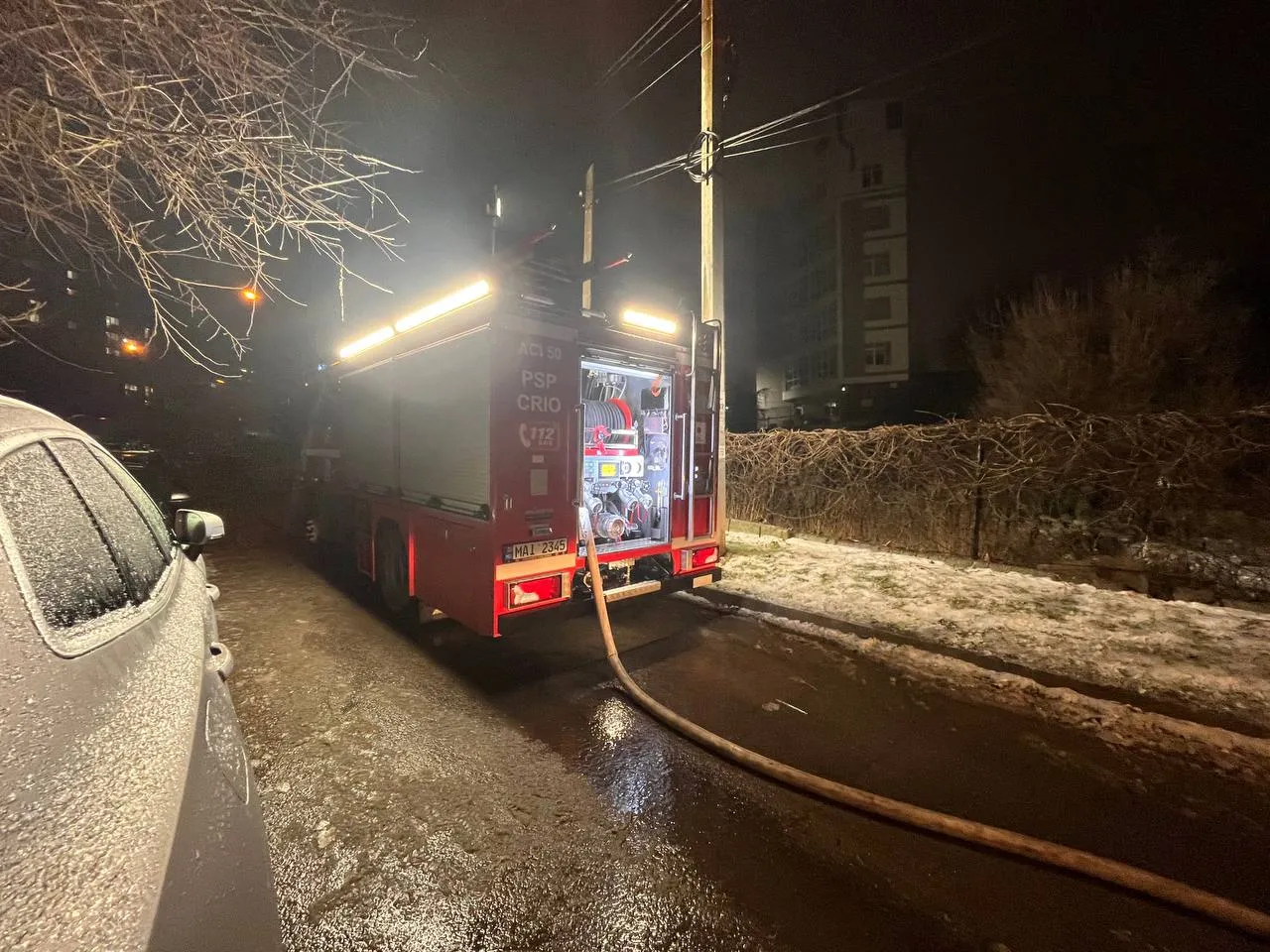 Incendiu într-un bloc de locuit din sectorul Botanica al Capitalei