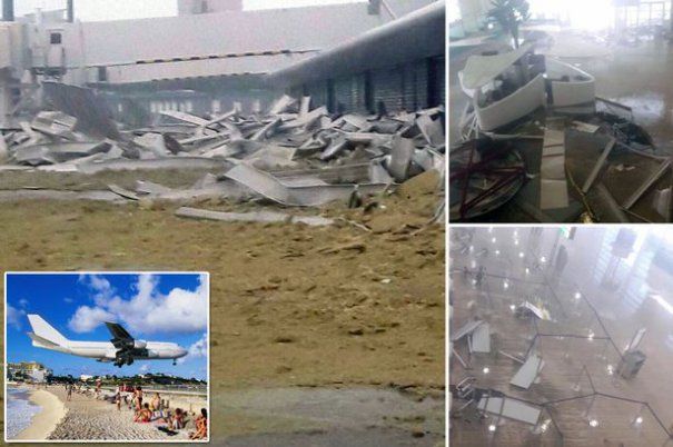 Uraganul Irma a distrus un aeroport celebru: Ce a fost şi ce a rămas