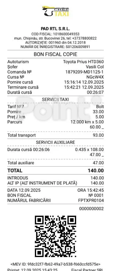 Bolt, singura companie din Moldova autorizată să emită bonuri electronice