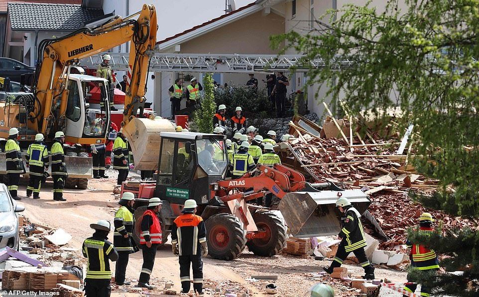 Жилой дом в Германии обрушился из-за взрыва газа