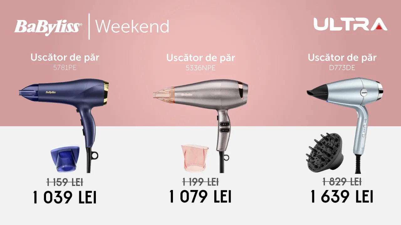 Ultra: BaByliss Weekend – Оптовые цены на весь ассортимент