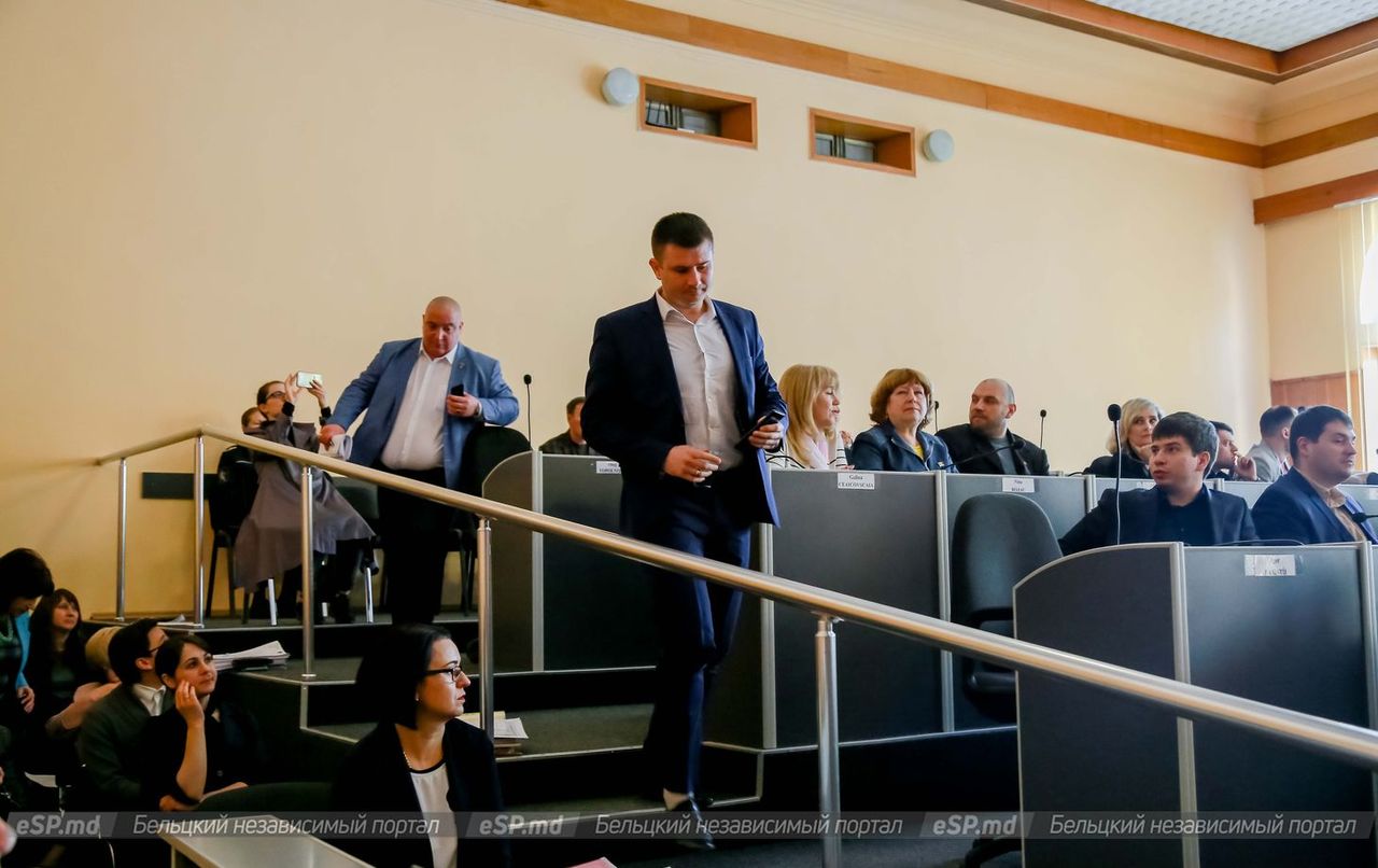 В Бельцах внезапно прервалось заседание муниципального Совета