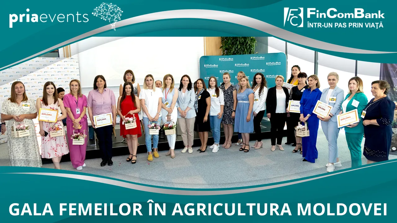 FinComBank поддерживает Церемонию награждения «Gala Femeilor în Agricultura Moldovei»