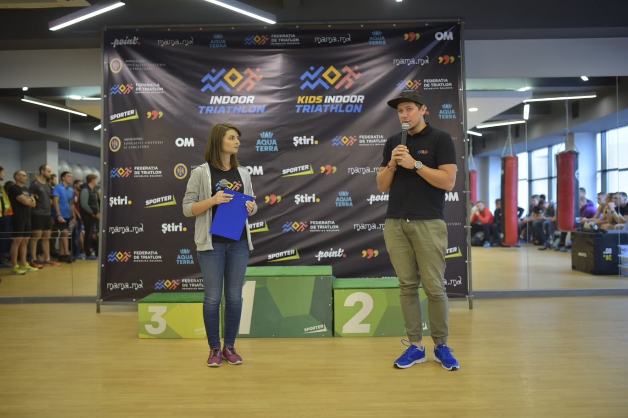 В клубе Aquaterra Fitness Ciocana проходит Indoor Triathlon
