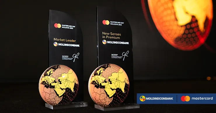 Компания Mastercard наградила MICB за лидерство на рынке платежных карт в Молдове