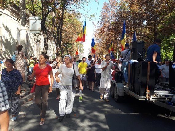 В Кишиневе прошел очередной протест оппозиции