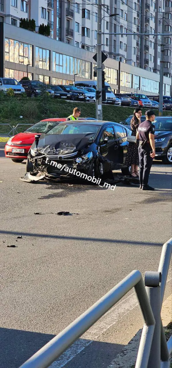 Авария в Кишиневе: двое детей госпитализированы