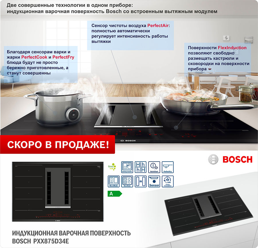 Bosch Siemens: Инновационные технологии в индукционных варочных панелях ®