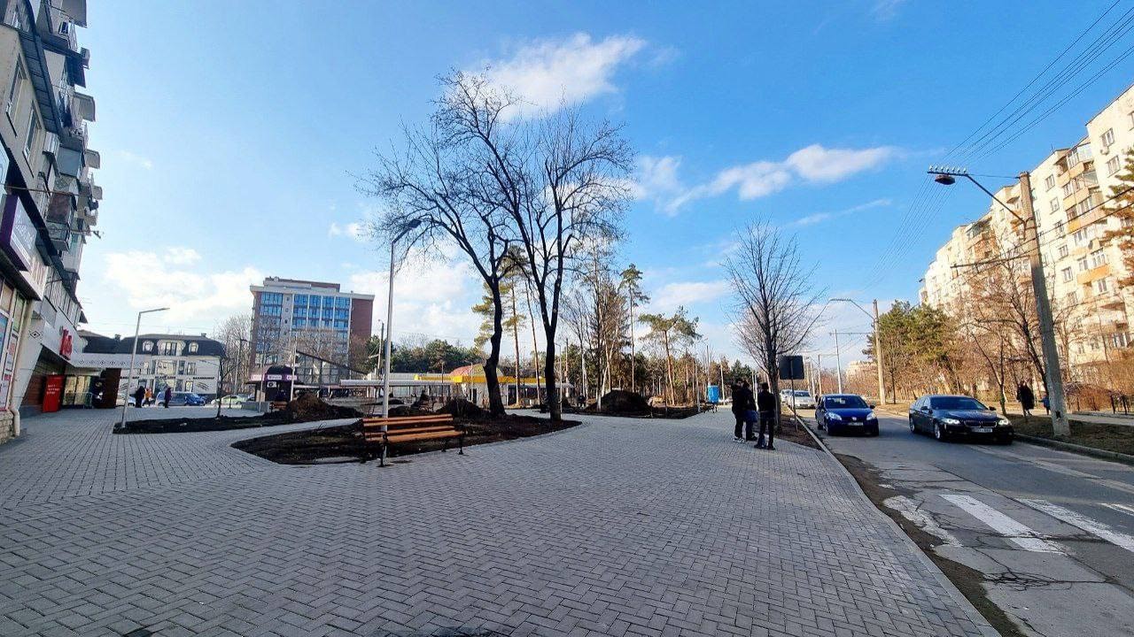 Продолжается реабилитация сквера на Ботанике