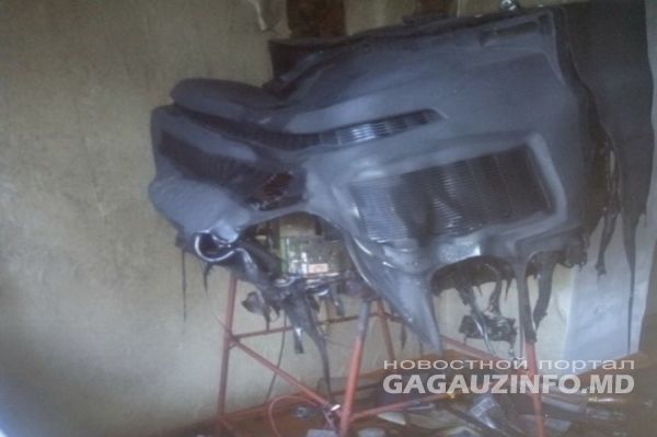 В Конгазе при невыясненных обстоятельствах загорелся дом
