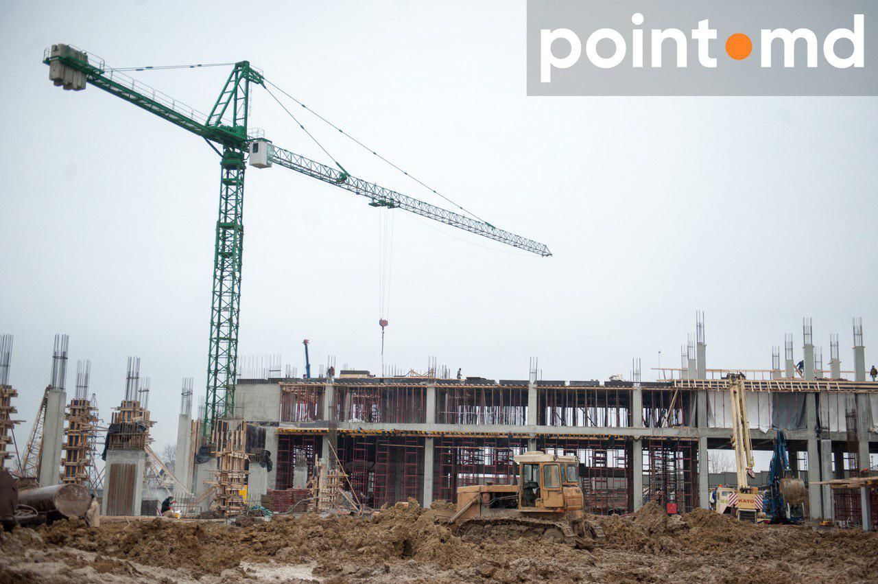 Работы по строительству "Arenа Chișinău" выполнены на 20%