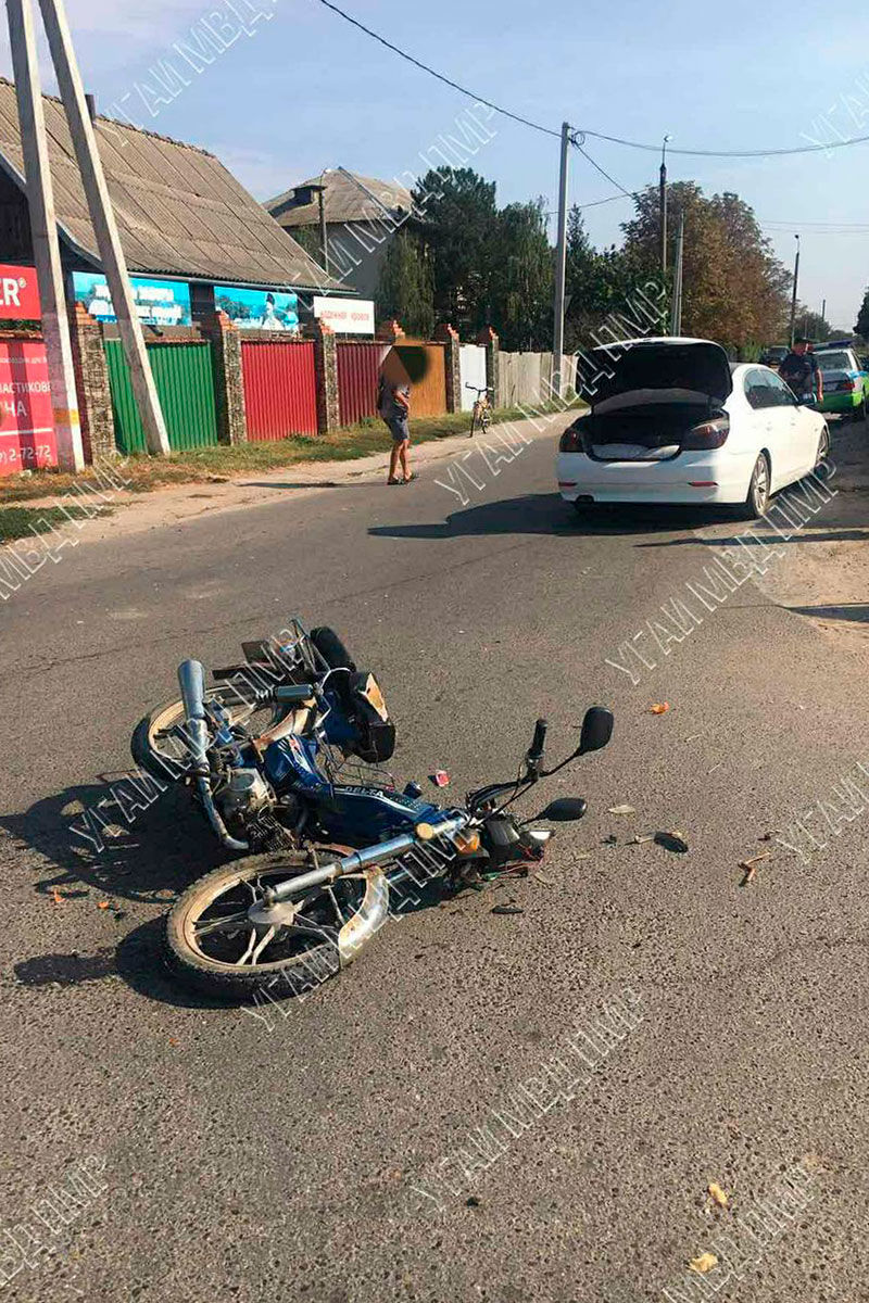 ДТП в Слободзее: пострадал водитель мопеда