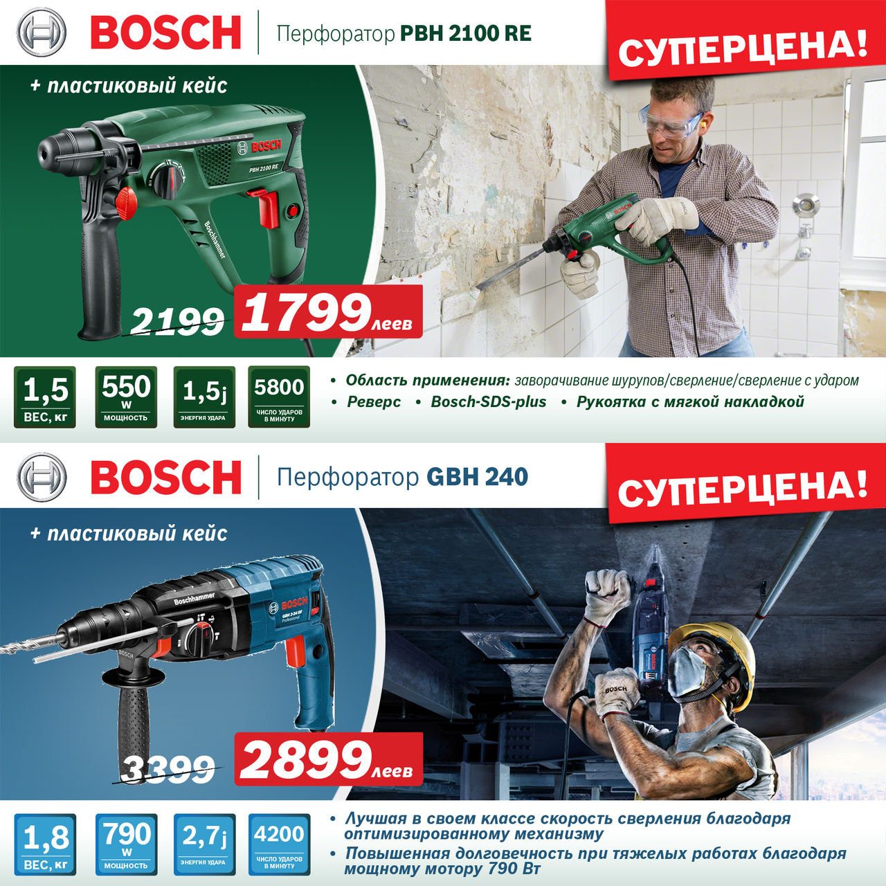 Электроинструмент Bosch: Рождественские подарки ®