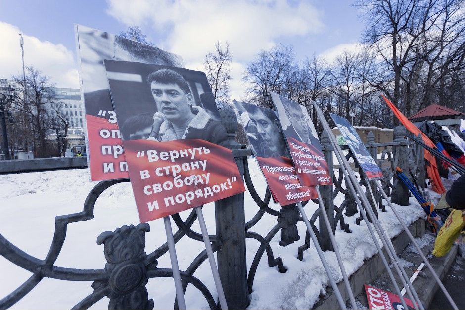 Marș în memoria lui Boris Nemțov, la Moscova: Peste patru mii de oameni au ieșit în stradă